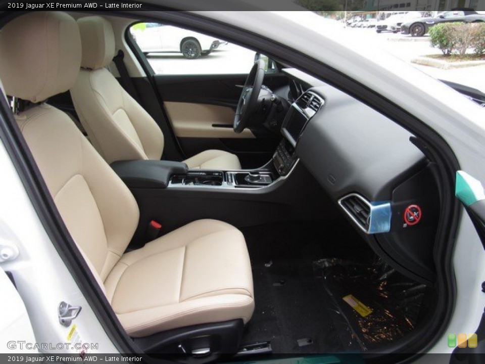 Latte Interior Front Seat for the 2019 Jaguar XE Premium AWD #131355545