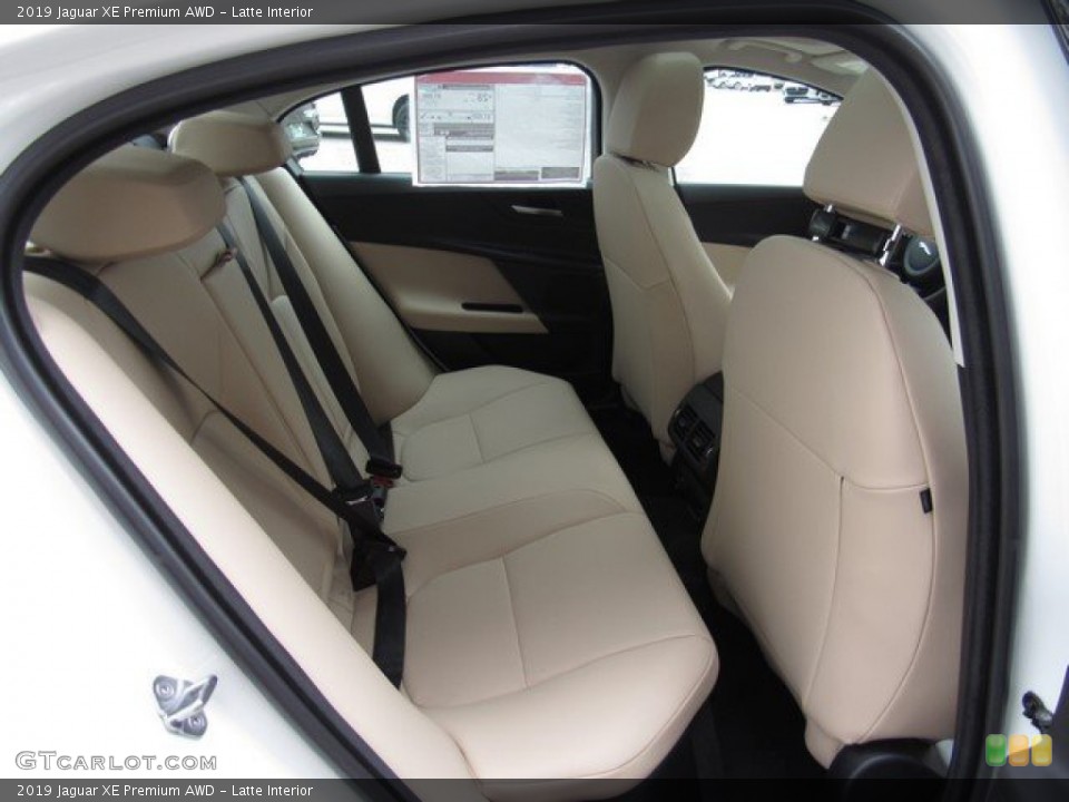 Latte Interior Rear Seat for the 2019 Jaguar XE Premium AWD #131355746