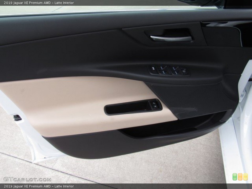 Latte Interior Door Panel for the 2019 Jaguar XE Premium AWD #131355803