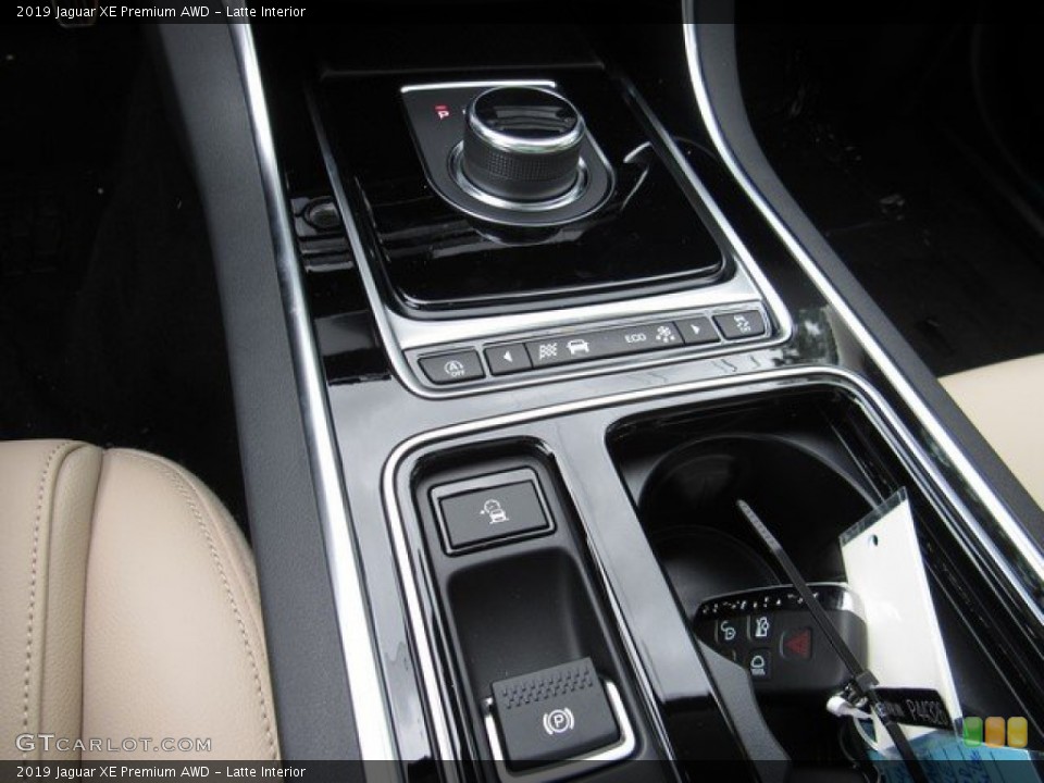 Latte Interior Controls for the 2019 Jaguar XE Premium AWD #131355935