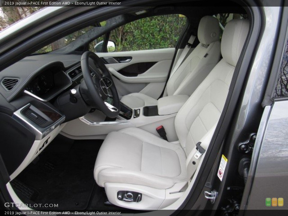 Ebony/Light Oyster Interior Front Seat for the 2019 Jaguar I-PACE First Edition AWD #131356733