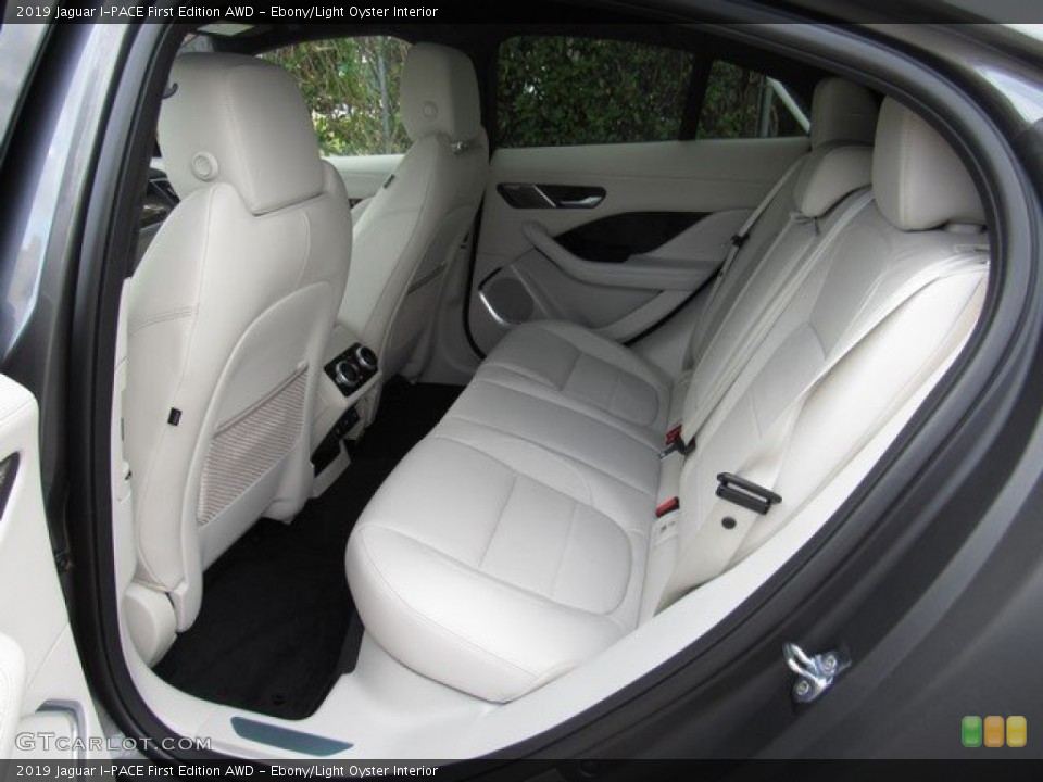 Ebony/Light Oyster Interior Rear Seat for the 2019 Jaguar I-PACE First Edition AWD #131356918