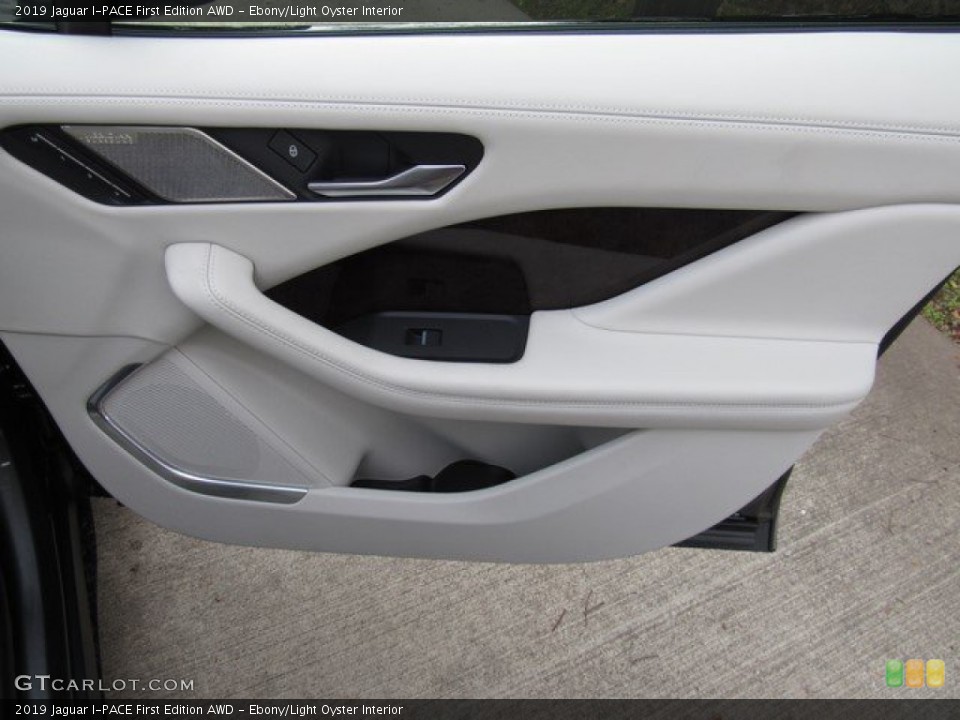 Ebony/Light Oyster Interior Door Panel for the 2019 Jaguar I-PACE First Edition AWD #131357033