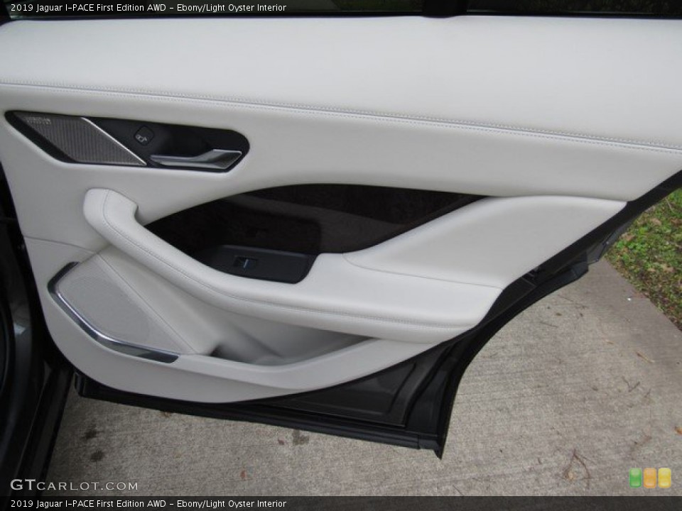 Ebony/Light Oyster Interior Door Panel for the 2019 Jaguar I-PACE First Edition AWD #131357057