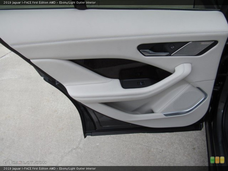 Ebony/Light Oyster Interior Door Panel for the 2019 Jaguar I-PACE First Edition AWD #131357069