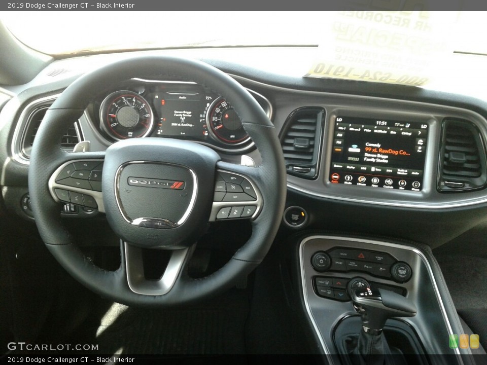 Black Interior Dashboard for the 2019 Dodge Challenger GT #131359520