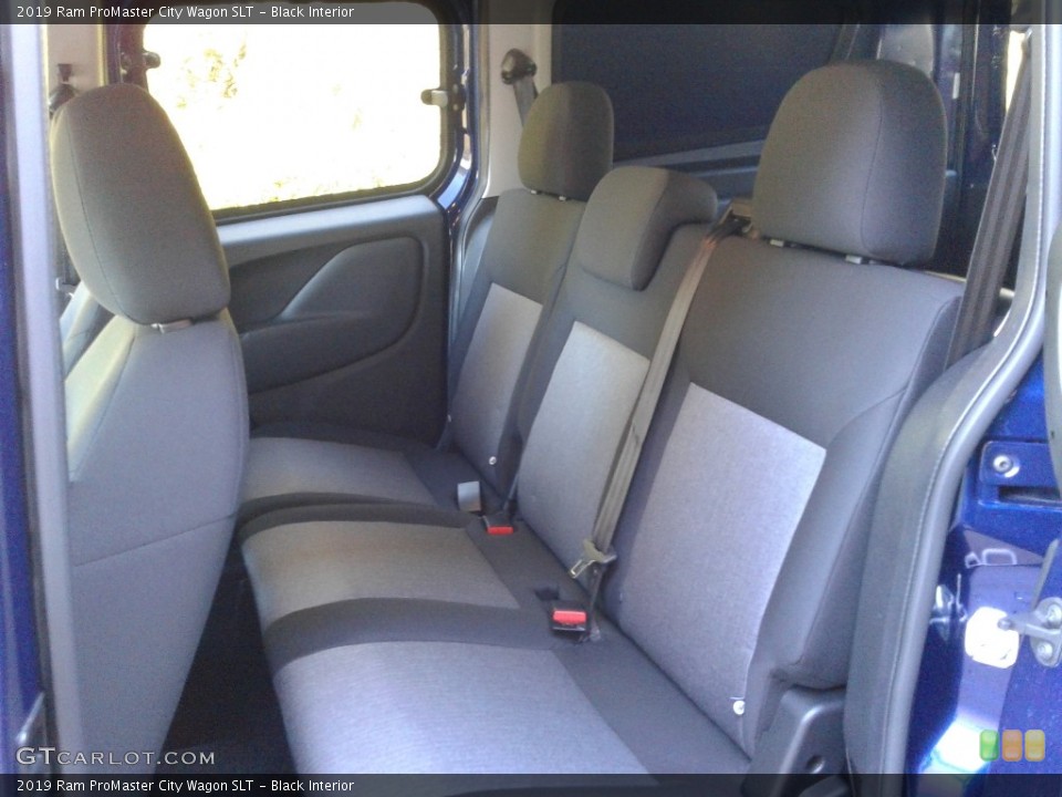 Black Interior Rear Seat for the 2019 Ram ProMaster City Wagon SLT #131367545