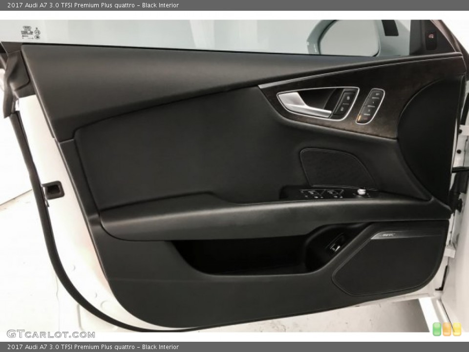Black Interior Door Panel for the 2017 Audi A7 3.0 TFSI Premium Plus quattro #131372597