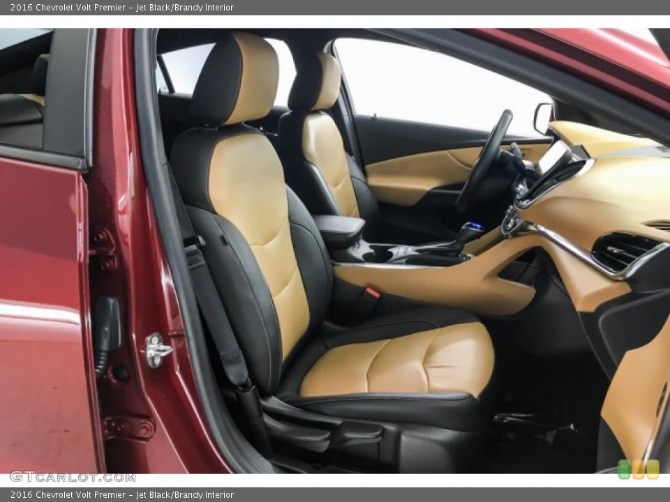 Jet Black/Brandy Interior Front Seat for the 2016 Chevrolet Volt Premier #131378222