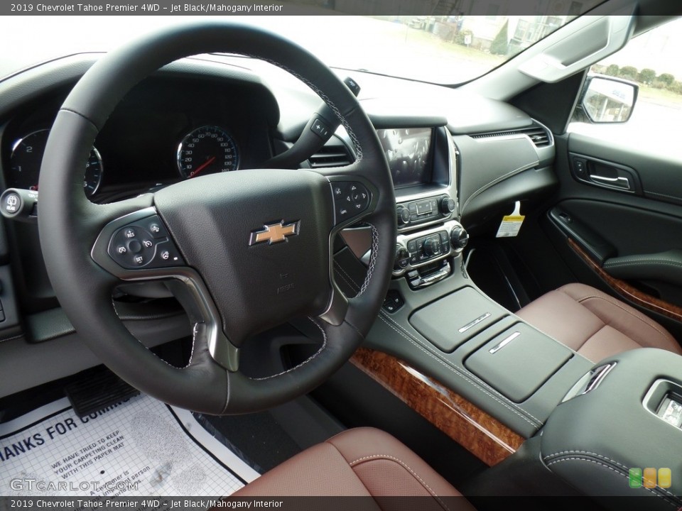 Jet Black/Mahogany Interior Dashboard for the 2019 Chevrolet Tahoe Premier 4WD #131378468