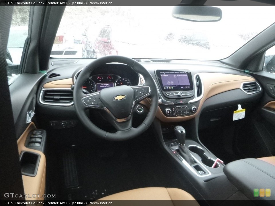Jet Black/Brandy Interior Dashboard for the 2019 Chevrolet Equinox Premier AWD #131379182
