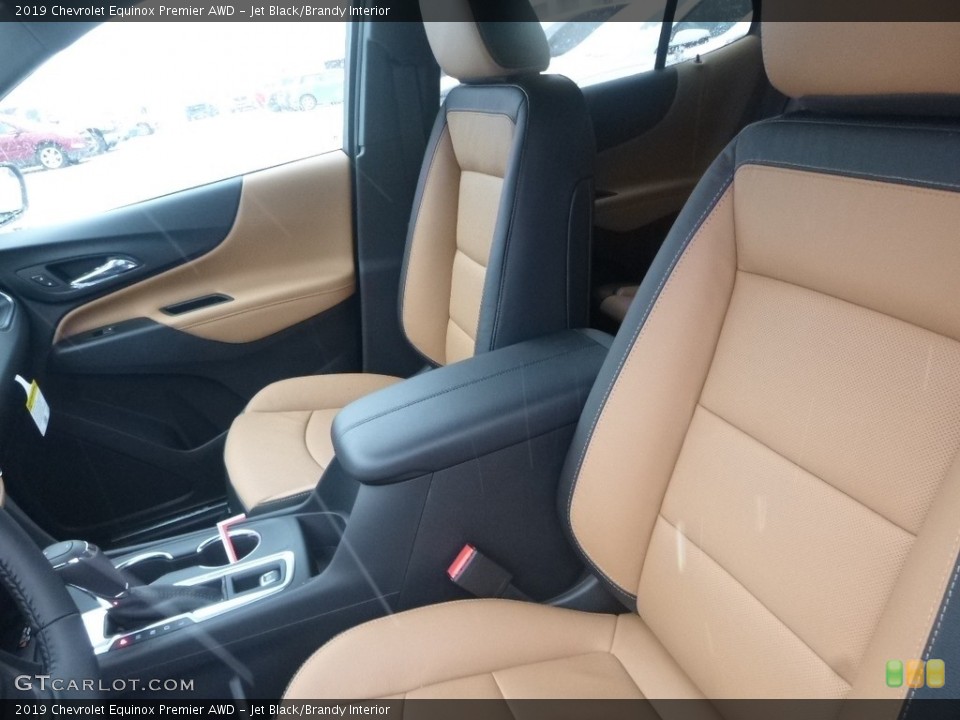 Jet Black/Brandy 2019 Chevrolet Equinox Interiors