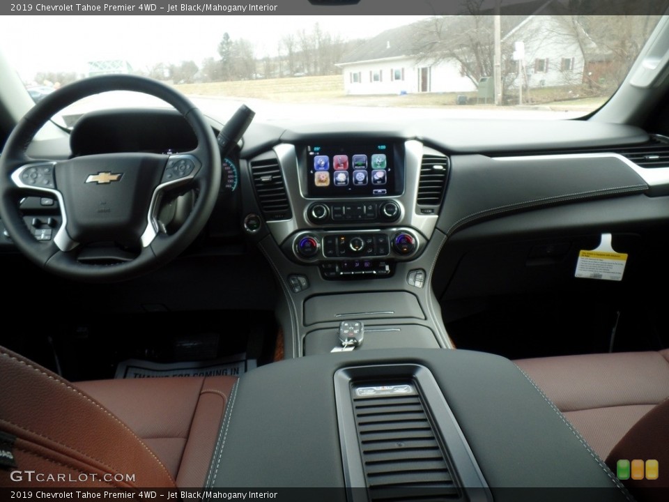 Jet Black/Mahogany Interior Dashboard for the 2019 Chevrolet Tahoe Premier 4WD #131379413
