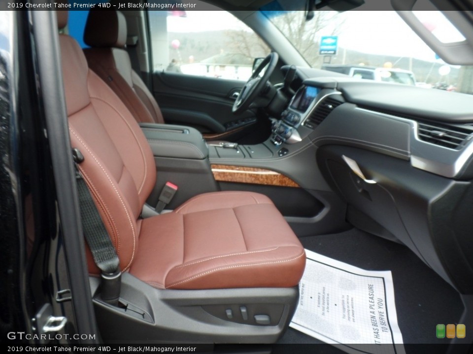 Jet Black/Mahogany Interior Front Seat for the 2019 Chevrolet Tahoe Premier 4WD #131379881