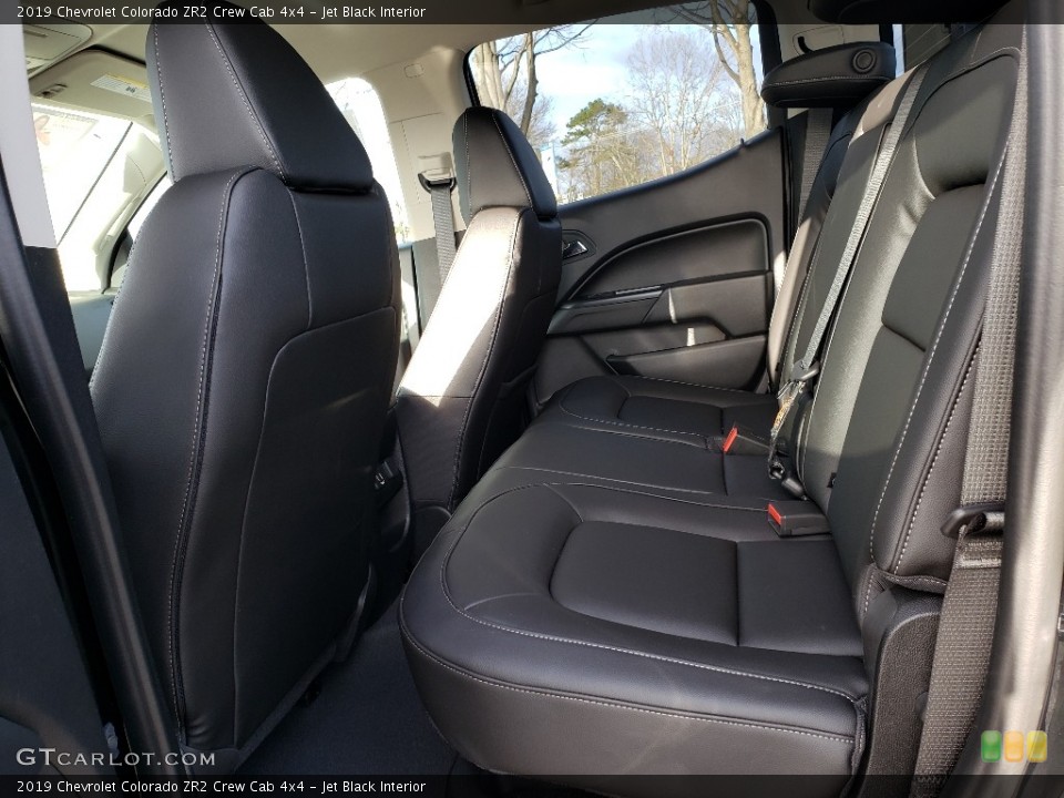 Jet Black Interior Rear Seat for the 2019 Chevrolet Colorado ZR2 Crew Cab 4x4 #131382524