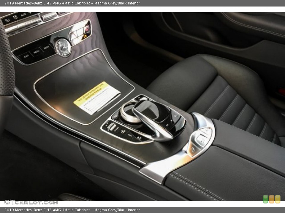 Magma Grey/Black Interior Controls for the 2019 Mercedes-Benz C 43 AMG 4Matic Cabriolet #131383850
