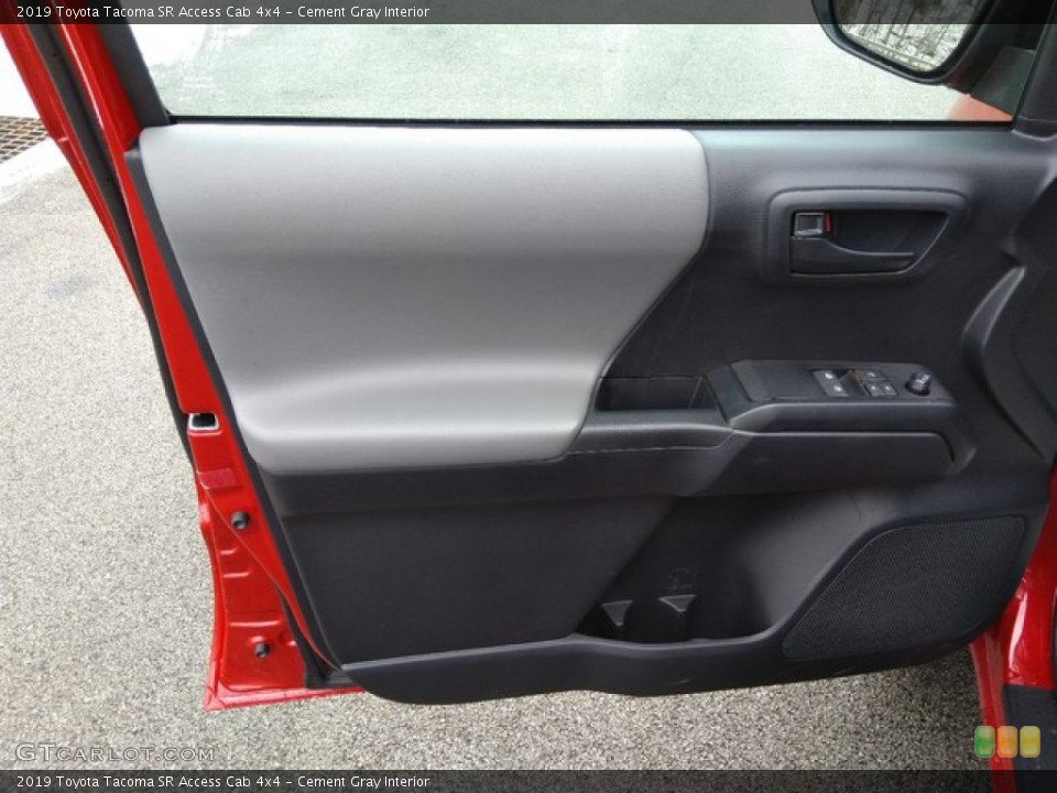 Cement Gray Interior Door Panel for the 2019 Toyota Tacoma SR Access Cab 4x4 #131384165