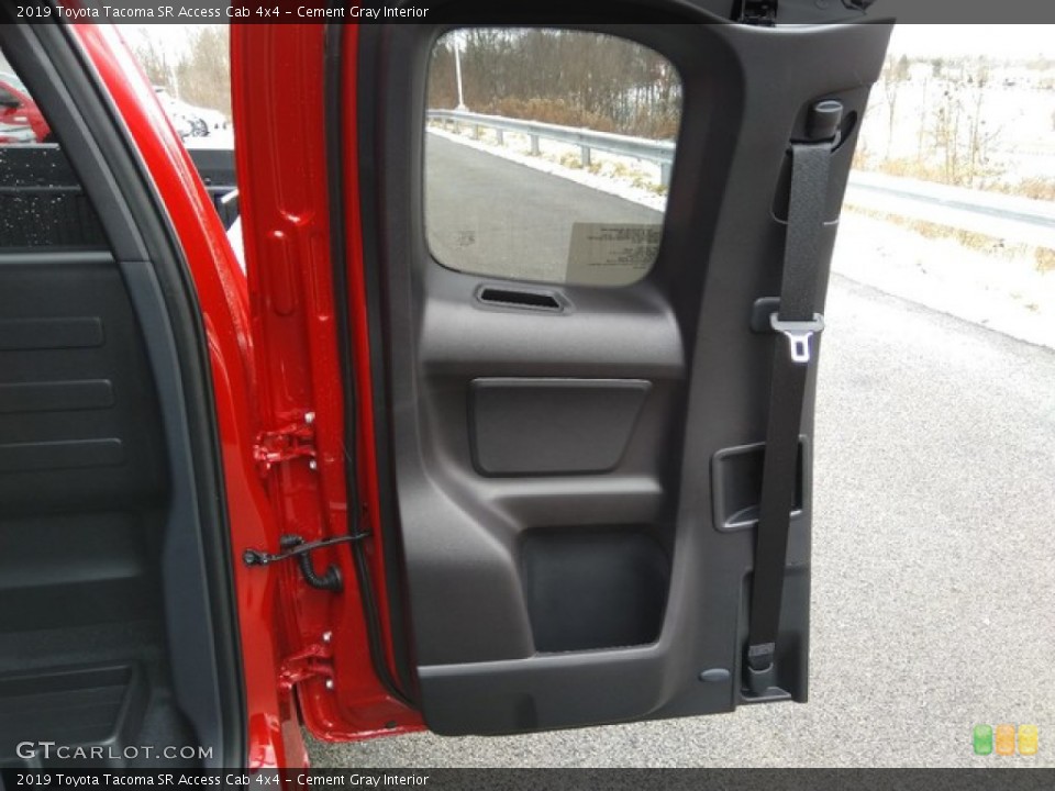 Cement Gray Interior Door Panel for the 2019 Toyota Tacoma SR Access Cab 4x4 #131384180