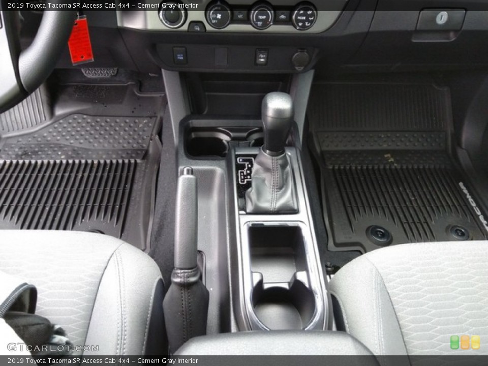 Cement Gray Interior Transmission for the 2019 Toyota Tacoma SR Access Cab 4x4 #131384195