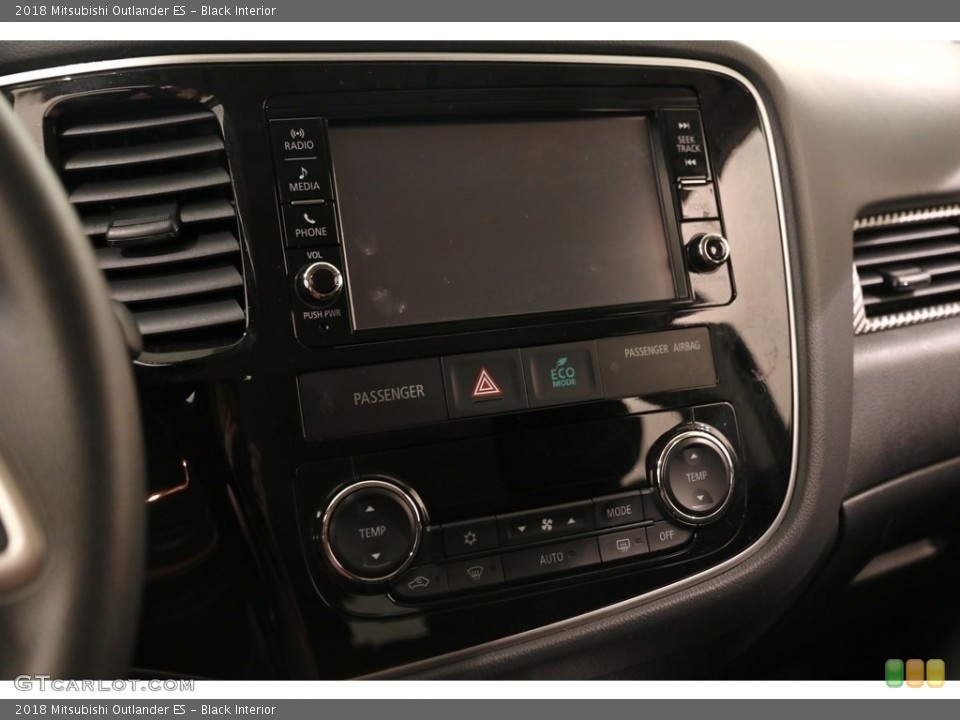Black Interior Controls for the 2018 Mitsubishi Outlander ES #131387037
