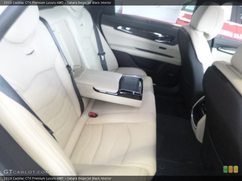 Sahara Beige/Jet Black Interior Rear Seat for the 2019 Cadillac CT6 Premium Luxury AWD #131390151