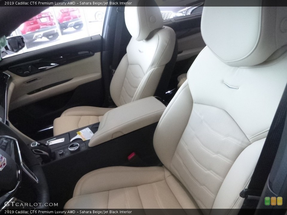 Sahara Beige/Jet Black Interior Front Seat for the 2019 Cadillac CT6 Premium Luxury AWD #131390234