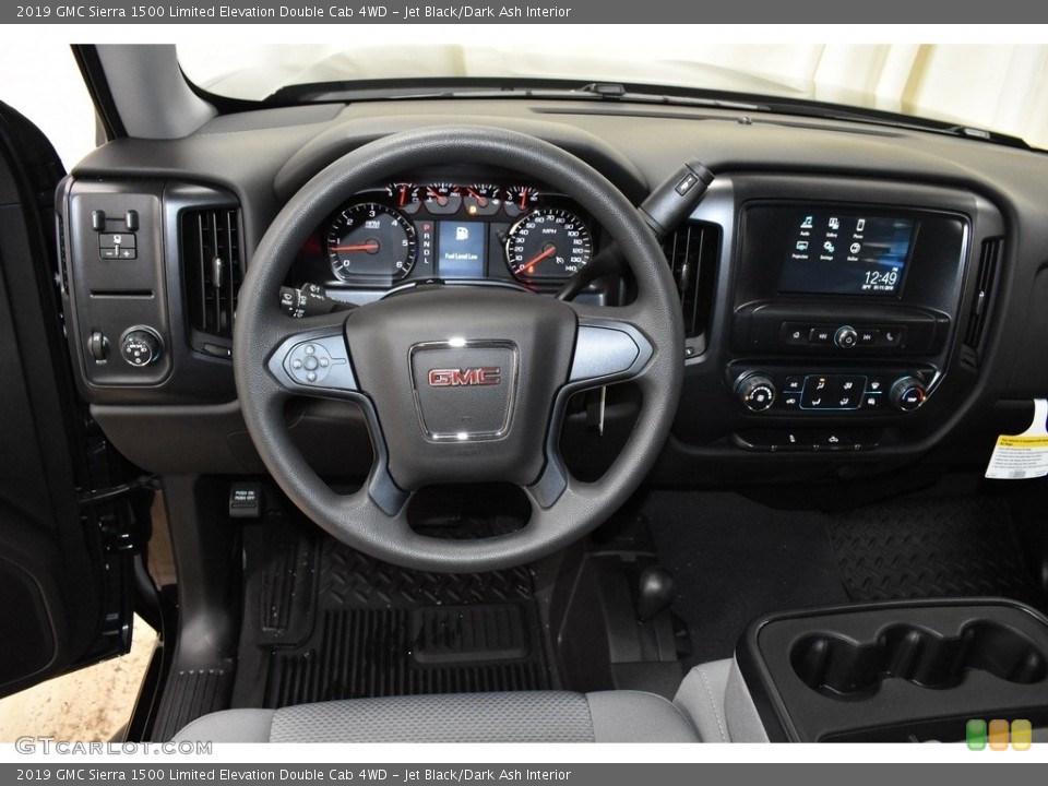 Jet Black/Dark Ash Interior Dashboard for the 2019 GMC Sierra 1500 Limited Elevation Double Cab 4WD #131390838