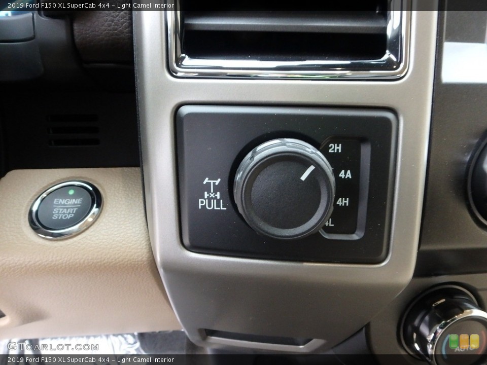 Light Camel Interior Controls for the 2019 Ford F150 XL SuperCab 4x4 #131392884