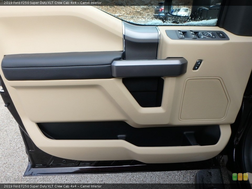 Camel Interior Door Panel for the 2019 Ford F250 Super Duty XLT Crew Cab 4x4 #131393145