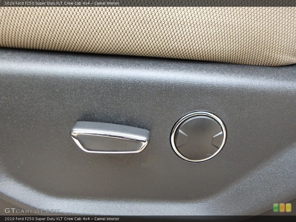 Camel Interior Front Seat for the 2019 Ford F250 Super Duty XLT Crew Cab 4x4 #131393175