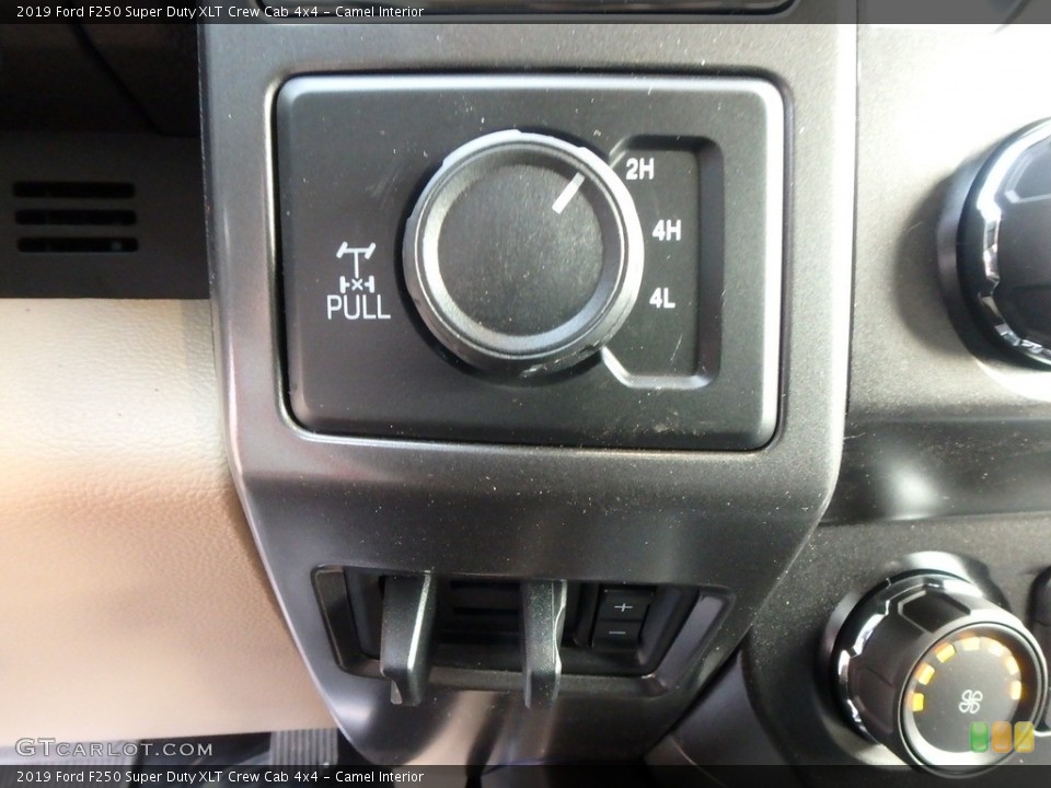 Camel Interior Controls for the 2019 Ford F250 Super Duty XLT Crew Cab 4x4 #131393235