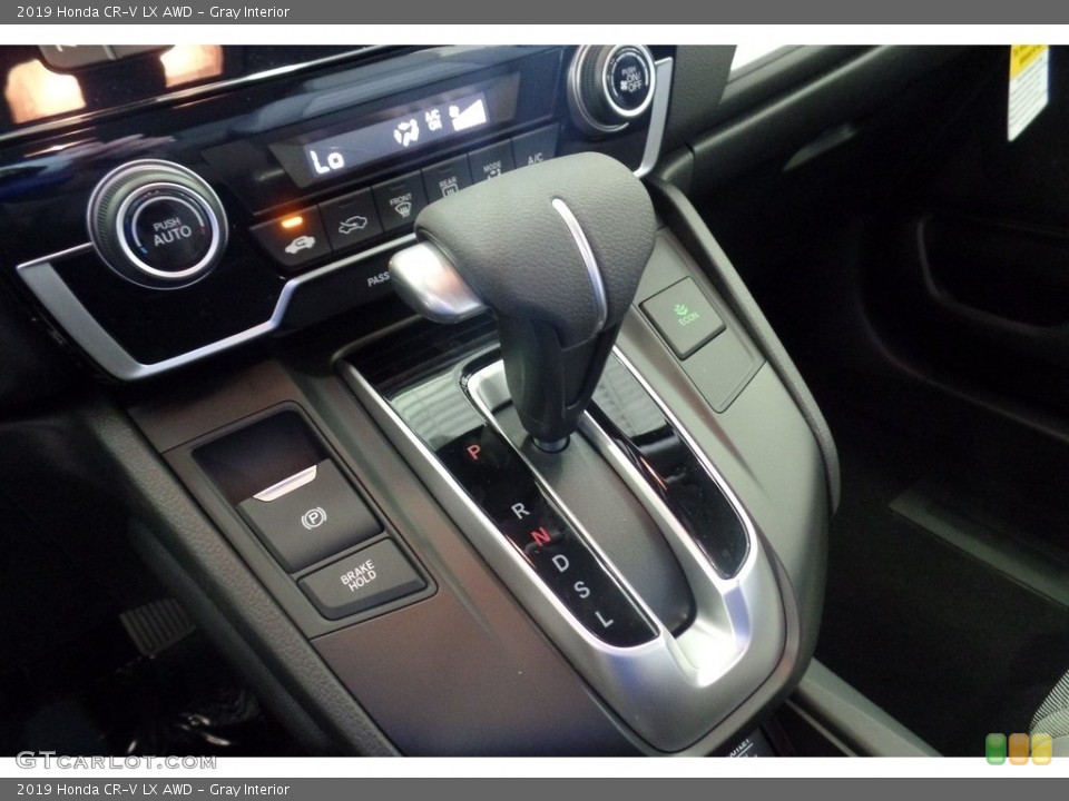 Gray Interior Transmission for the 2019 Honda CR-V LX AWD #131393550