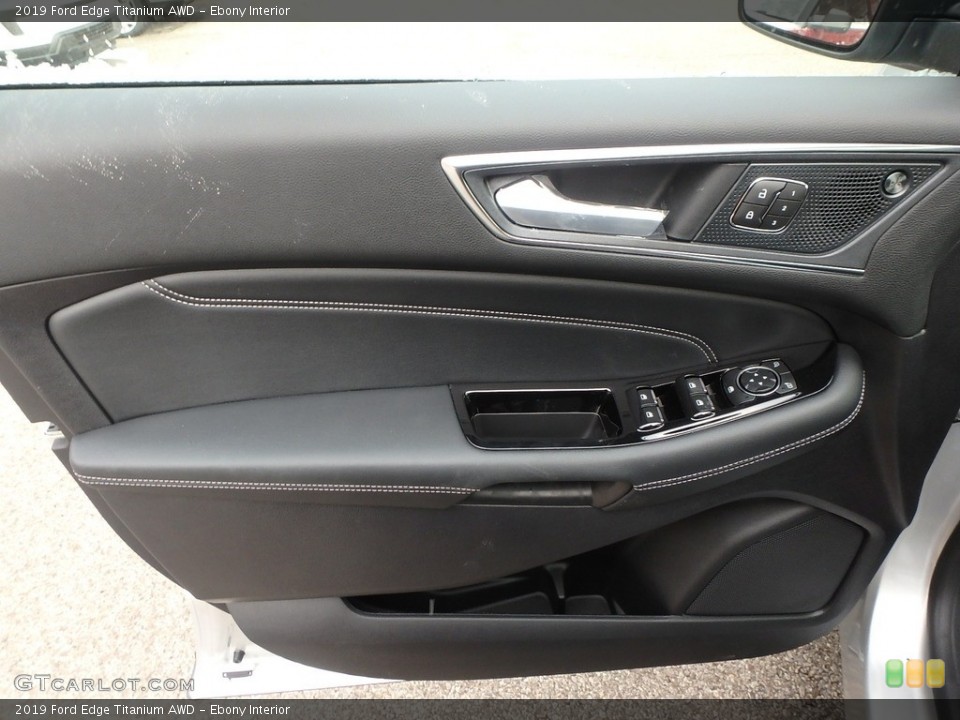 Ebony Interior Door Panel for the 2019 Ford Edge Titanium AWD #131393847