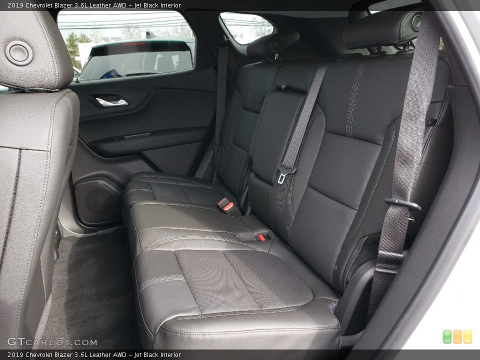 Jet Black Interior Rear Seat for the 2019 Chevrolet Blazer 3.6L Leather AWD #131393913