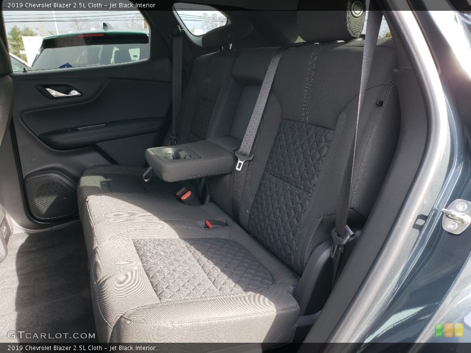 Jet Black Interior Rear Seat for the 2019 Chevrolet Blazer 2.5L Cloth #131394321