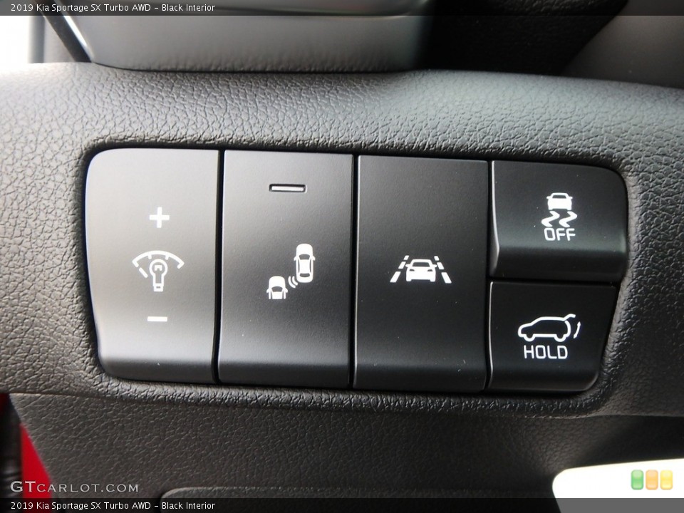 Black Interior Controls for the 2019 Kia Sportage SX Turbo AWD #131394835