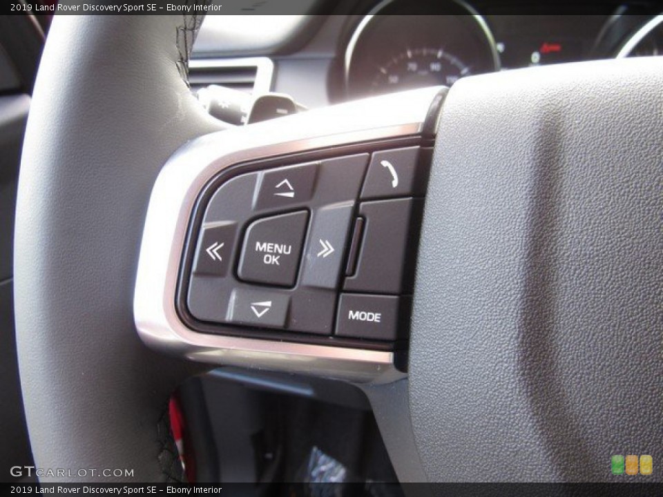 Ebony Interior Steering Wheel for the 2019 Land Rover Discovery Sport SE #131396769