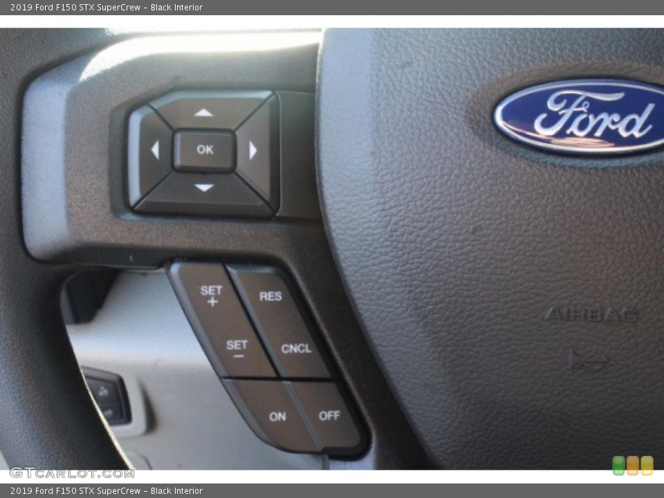 Black Interior Steering Wheel for the 2019 Ford F150 STX SuperCrew #131397255