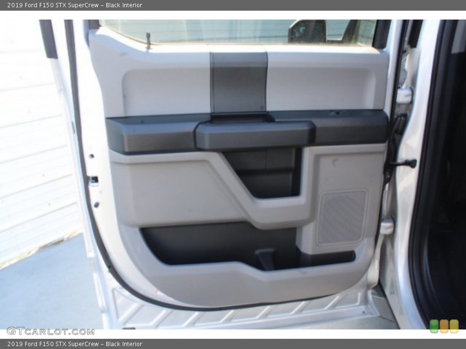 Black Interior Door Panel for the 2019 Ford F150 STX SuperCrew #131397276
