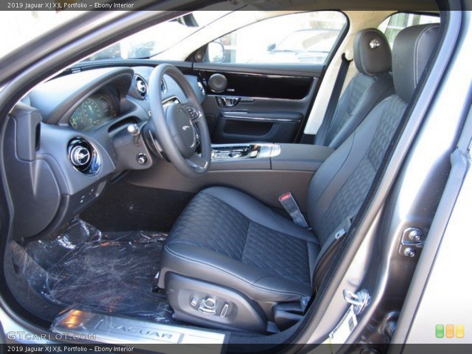 Ebony Interior Front Seat for the 2019 Jaguar XJ XJL Portfolio #131397780
