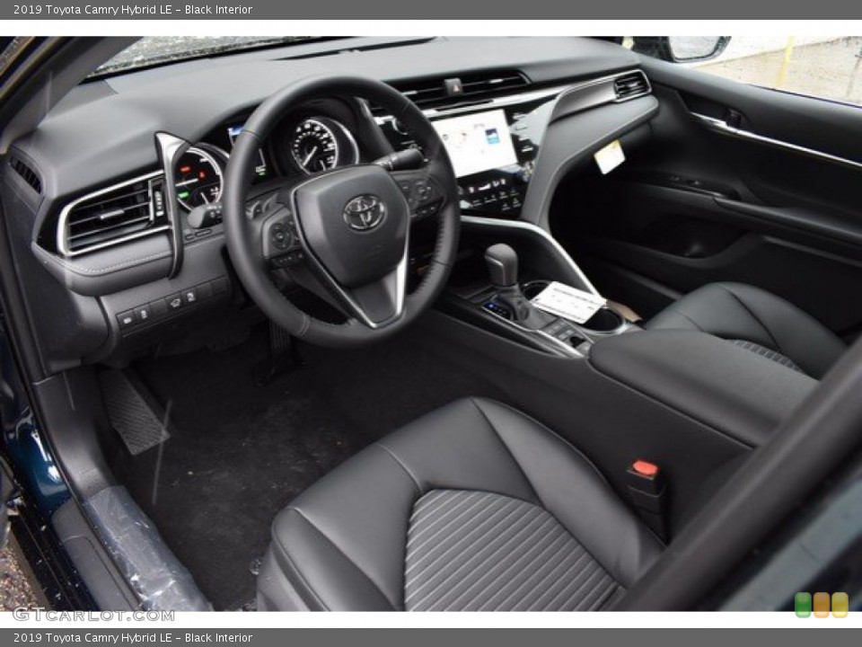 Black Interior Photo for the 2019 Toyota Camry Hybrid LE #131399361