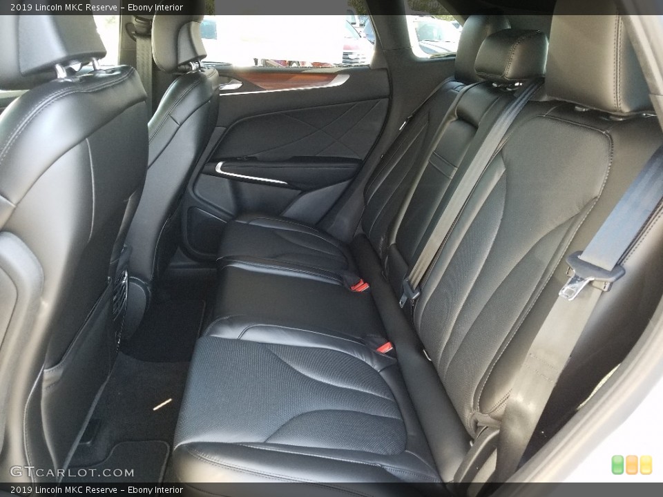 Ebony Interior Rear Seat for the 2019 Lincoln MKC Reserve #131401962