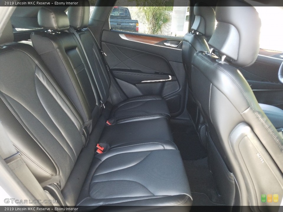 Ebony Interior Rear Seat for the 2019 Lincoln MKC Reserve #131401986