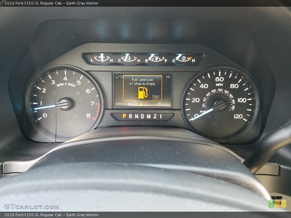 Earth Gray Interior Gauges for the 2019 Ford F150 XL Regular Cab #131402385