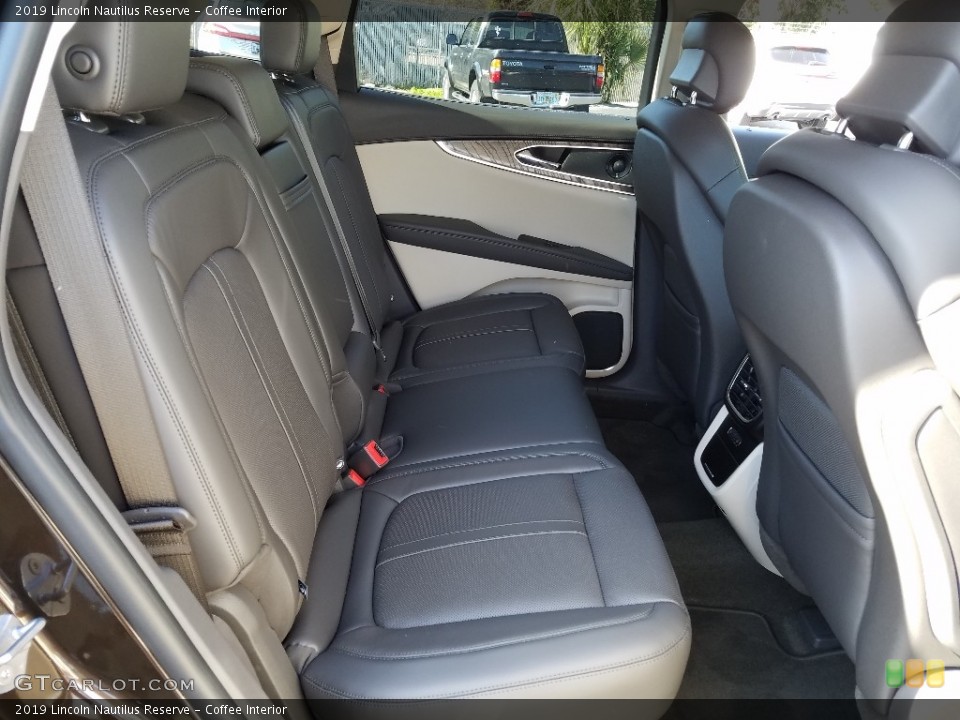 Coffee Interior Rear Seat for the 2019 Lincoln Nautilus Reserve #131405445