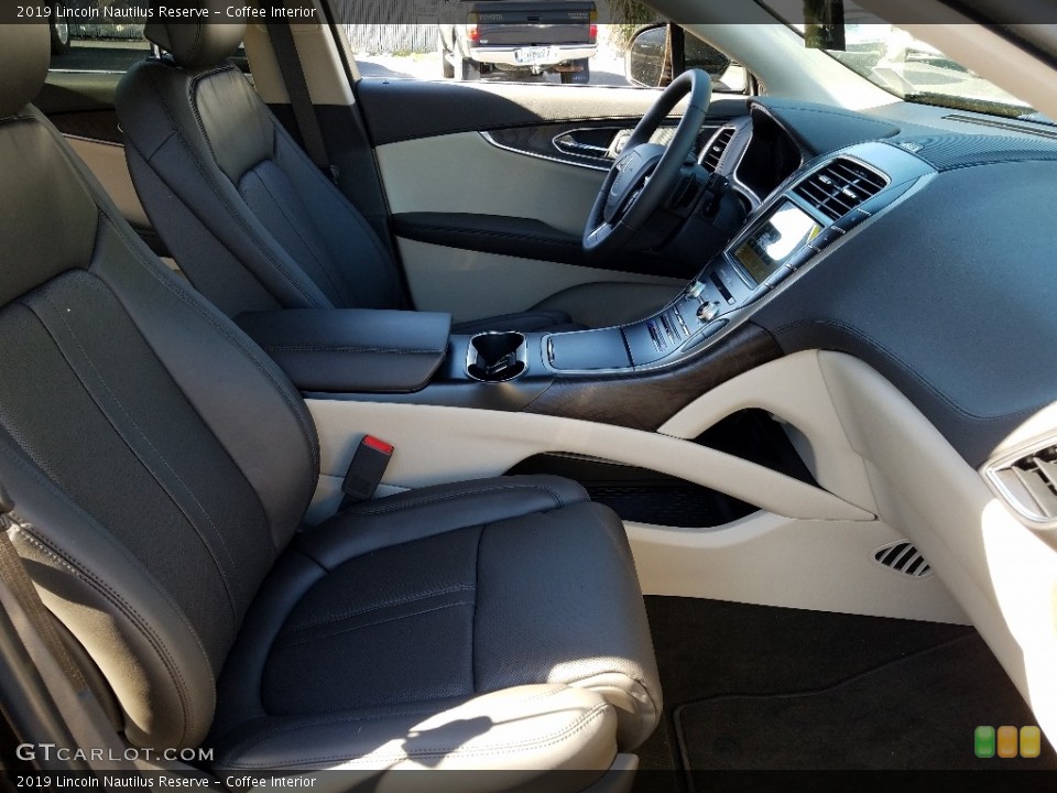 Coffee Interior Front Seat for the 2019 Lincoln Nautilus Reserve #131405463