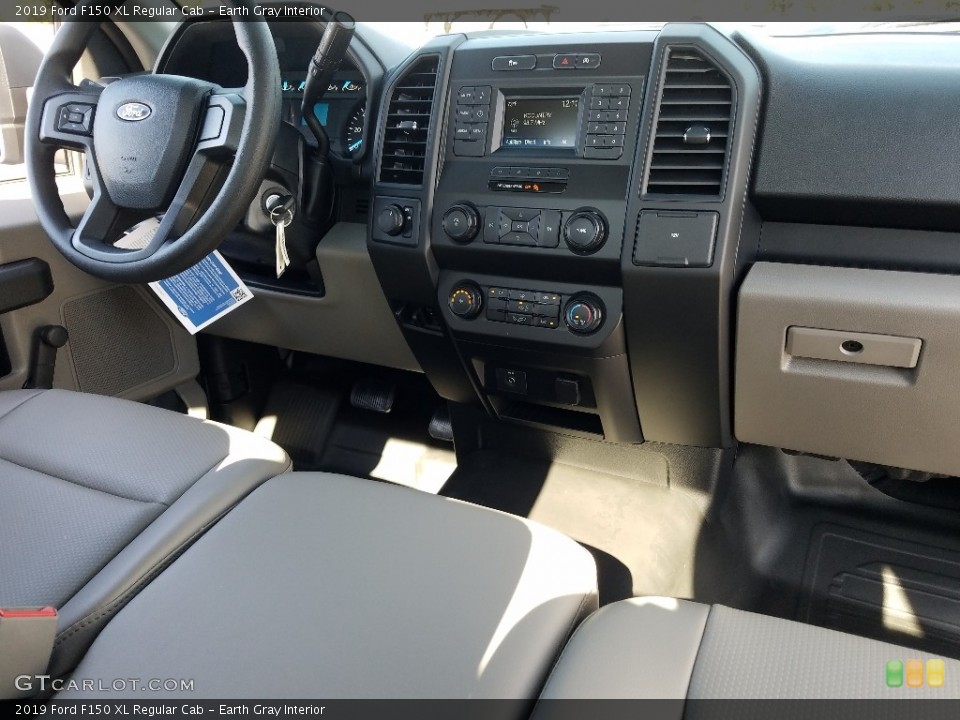 Earth Gray Interior Dashboard for the 2019 Ford F150 XL Regular Cab #131406180
