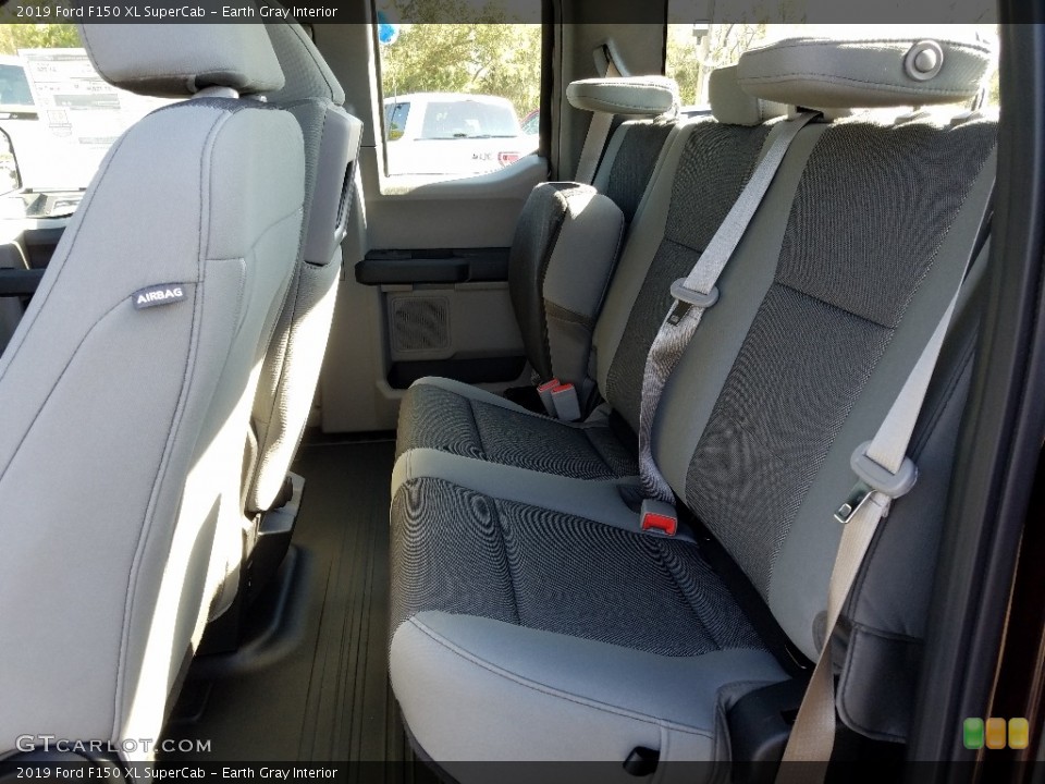 Earth Gray Interior Rear Seat for the 2019 Ford F150 XL SuperCab #131406879