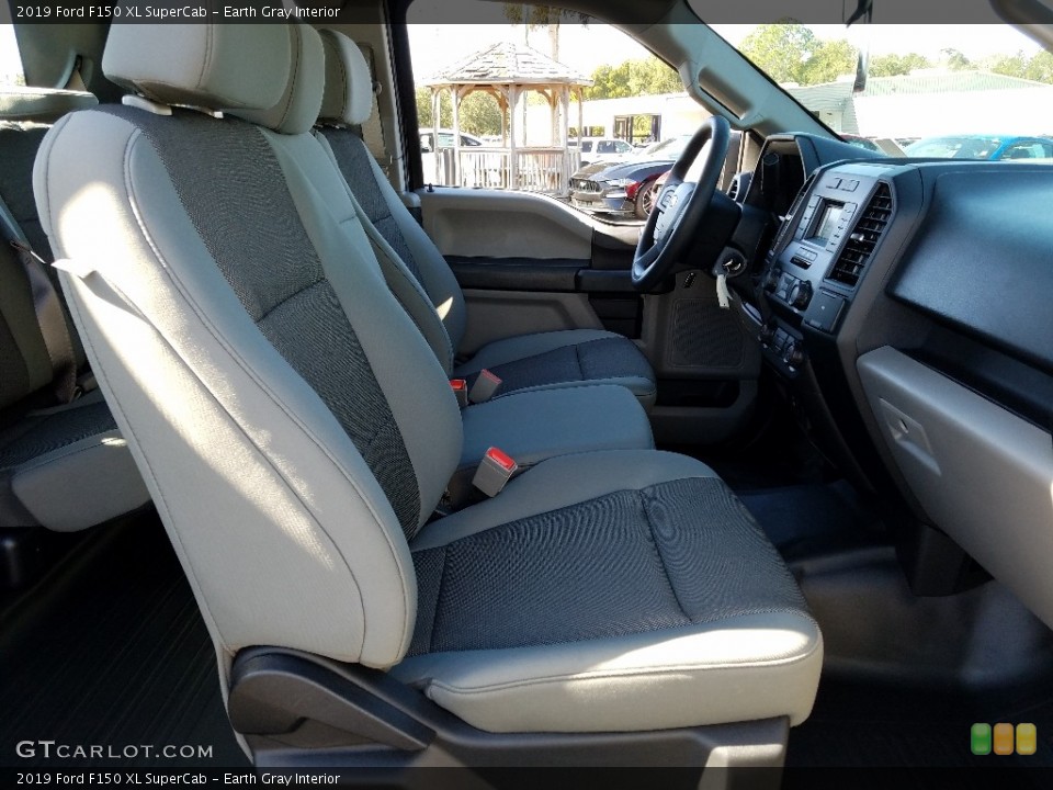 Earth Gray Interior Front Seat for the 2019 Ford F150 XL SuperCab #131406909