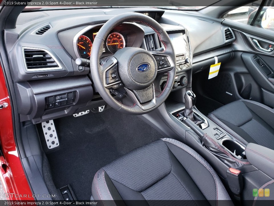 Black Interior Photo for the 2019 Subaru Impreza 2.0i Sport 4-Door #131407034
